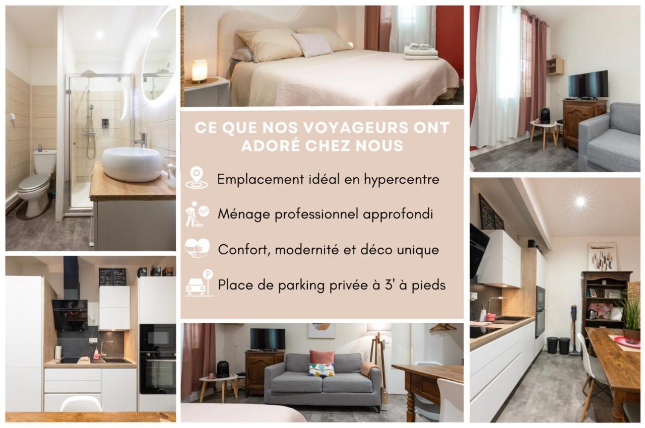 La Casita - Studio Confort Avec Parking Prive - Lit Douillet - Centre Uzes, Pont Du Gard 外观 照片